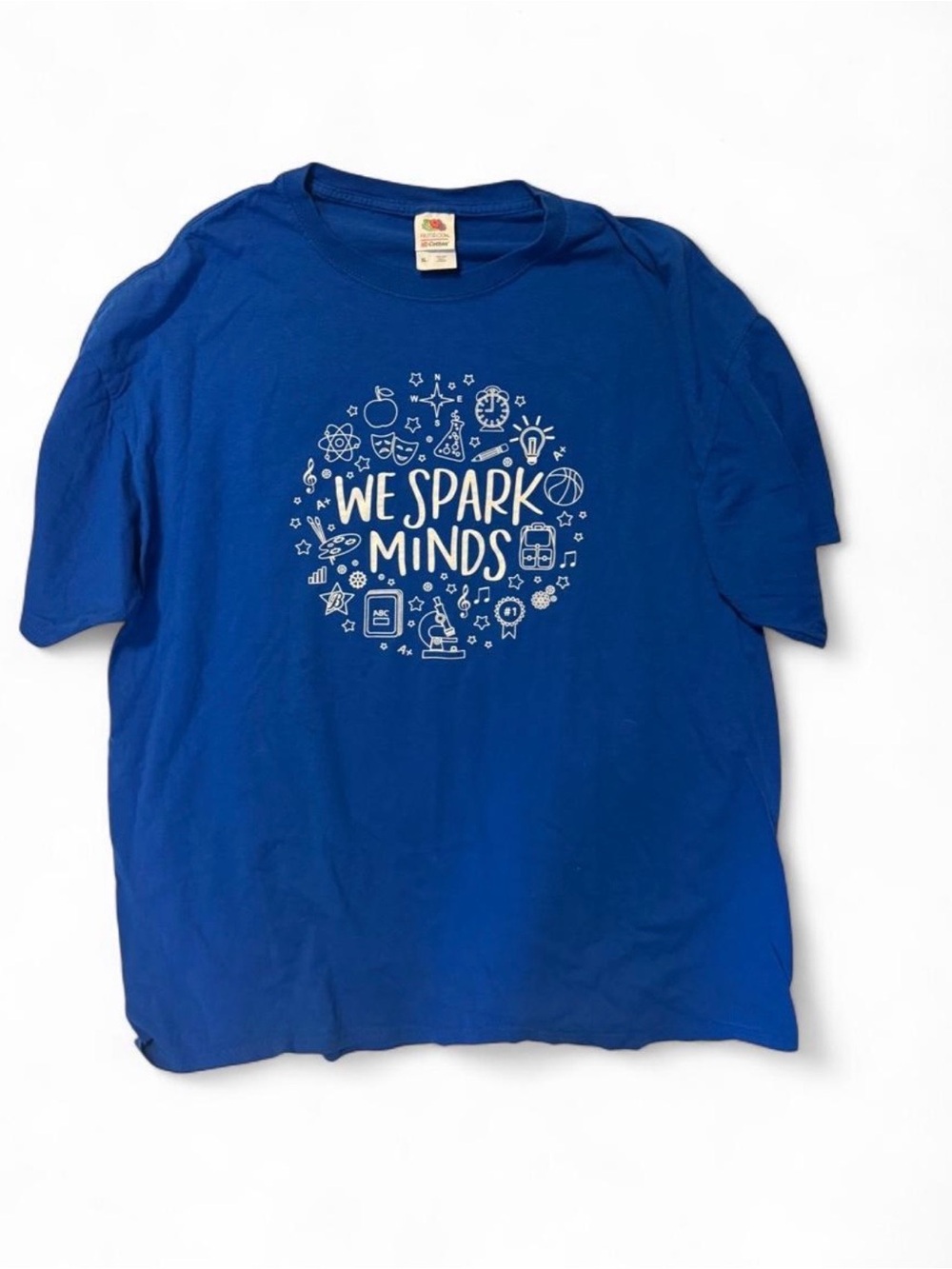 Graphic Tee We Spark Minds School Teacher Unisex T-Shirt xl
